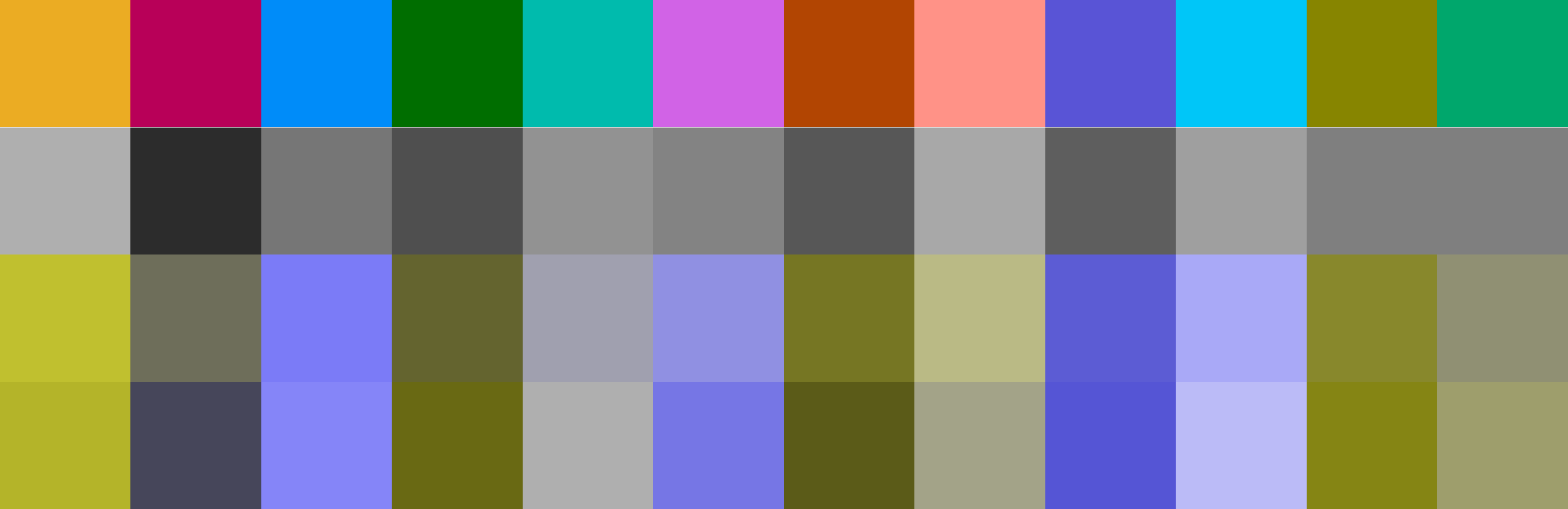 Normal, 12 colors